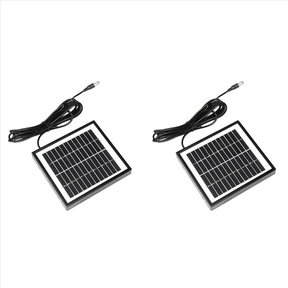 Melitt 12V 2W Solar Panel Garden Light DC Port Module