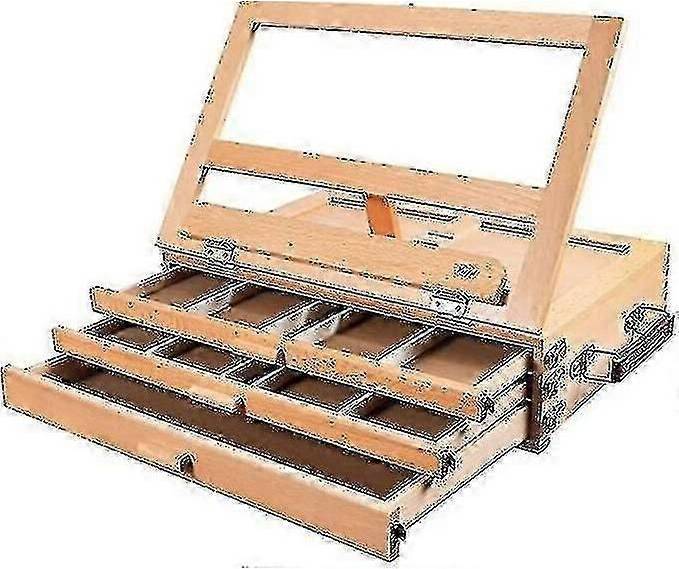 Adjustable Tabletop Easel With Drawer