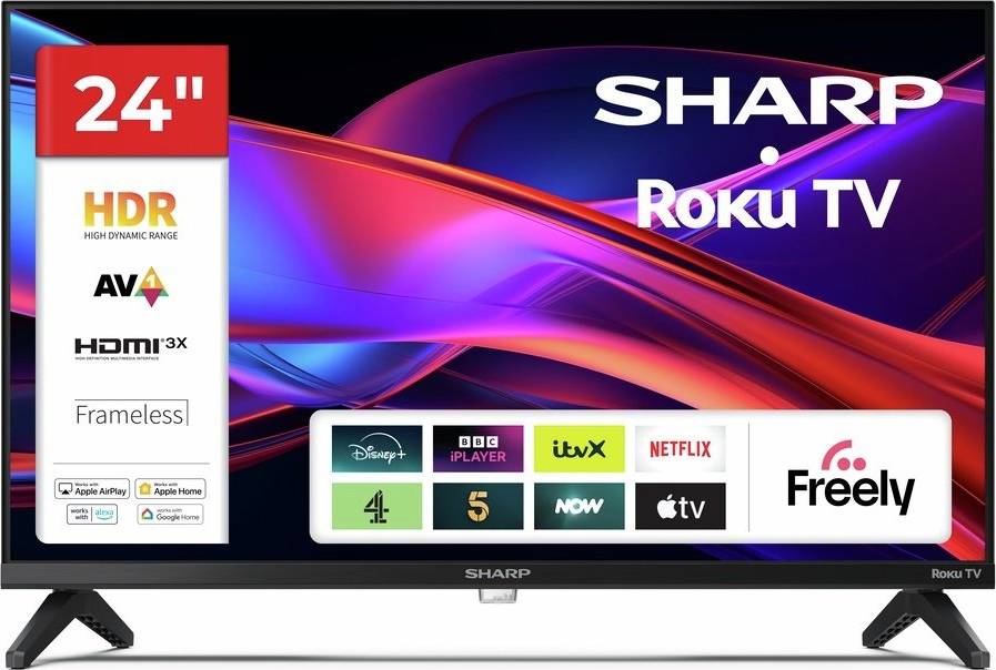 24 Inch 1T-C24GD2425K Smart HD Ready Roku TV
