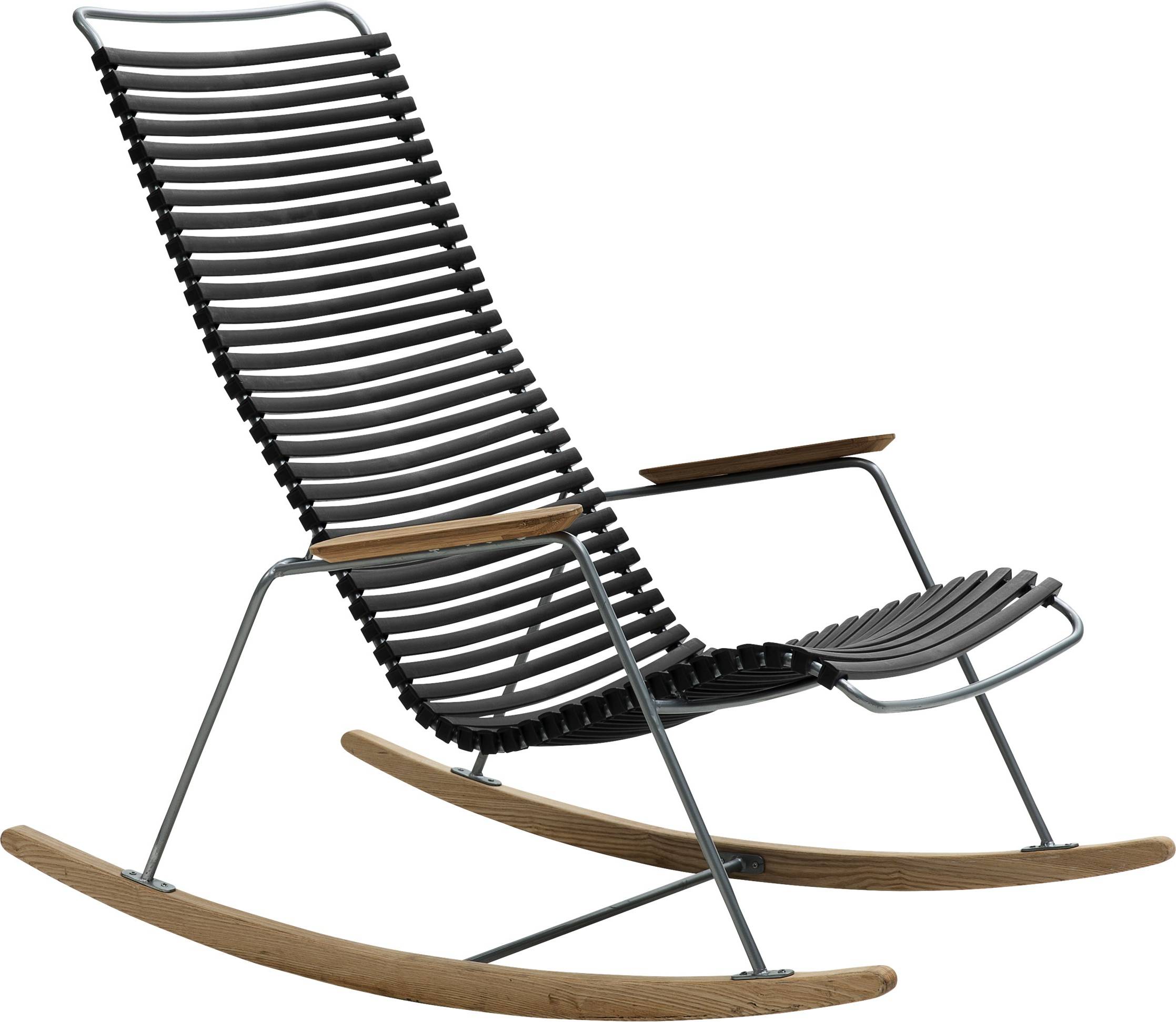 ILVA Click Rocking Chair - Black/Steel