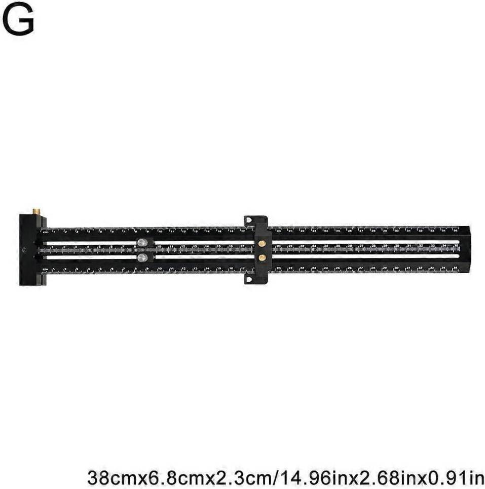 Black 35 Inch Scriber Marking Line Ruler Vinkelmåler