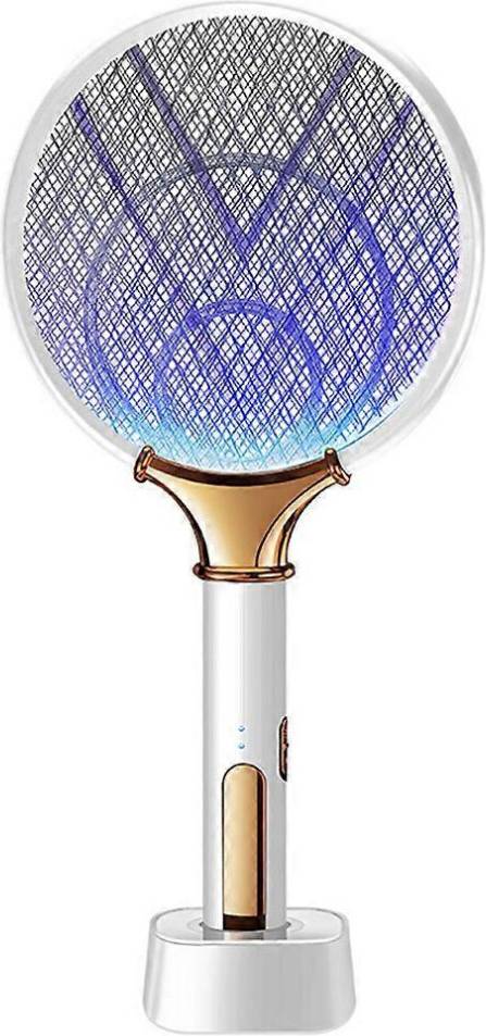 Rechargeable Electric Mosquito Racket White