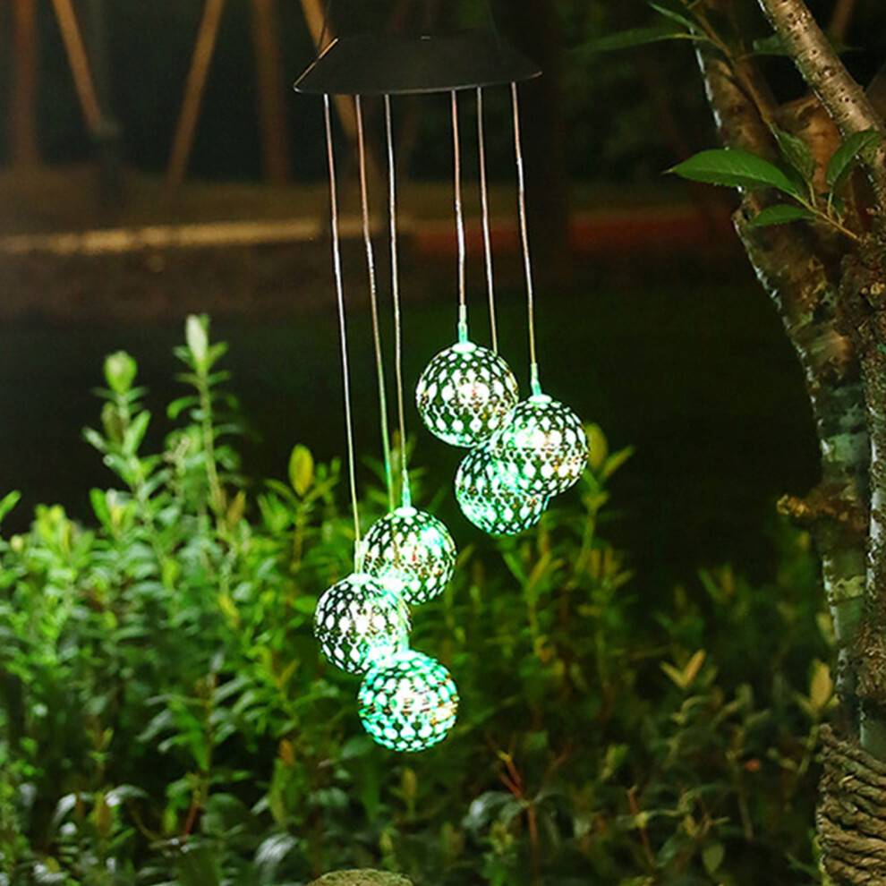 Solar Wind Chimes Outdoor Changing LED
