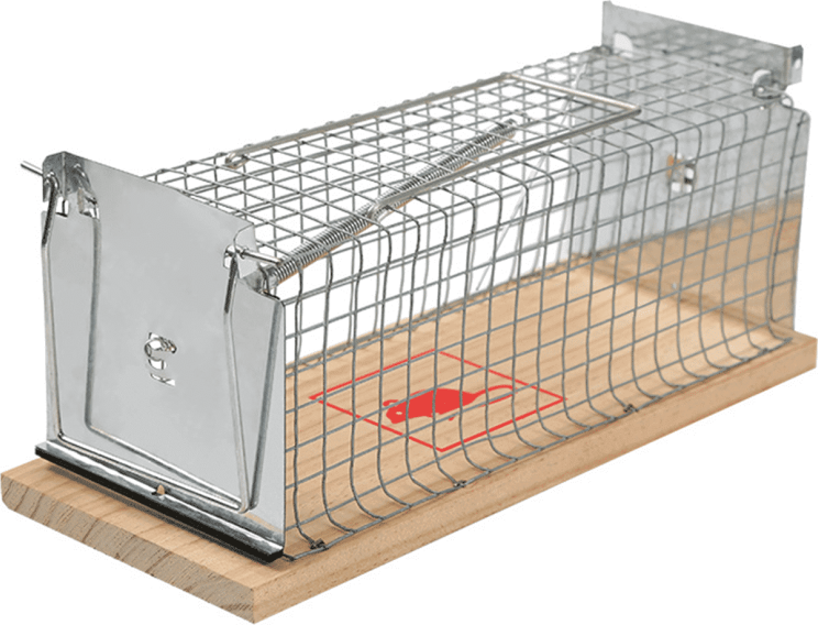 Humane Wooden Mouse Trap Compact Durable