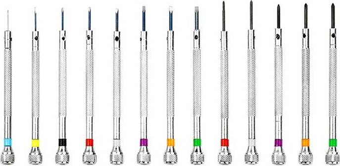 13 Pack Watch Tools Repair Screwdriver Kit
