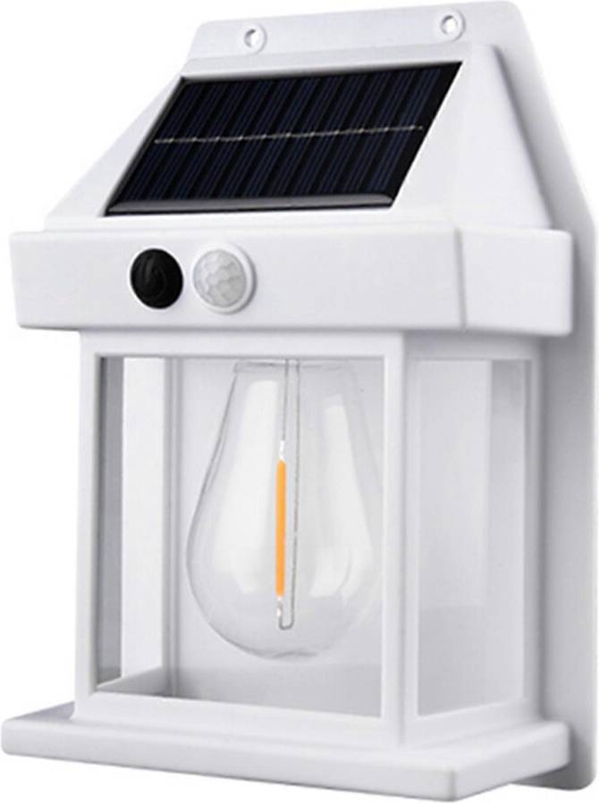 White LED Solar Bulb Light With Motion Sensor