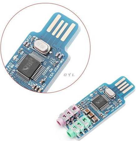 Sound interface CM108 USB Drive Sound Card Module