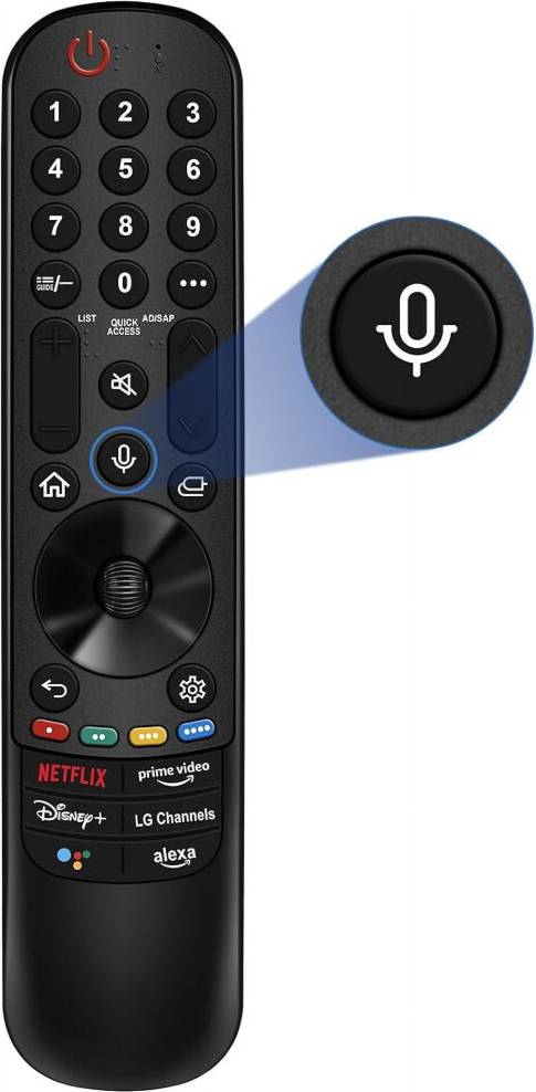 MR22GA Compatible LG TV Remote