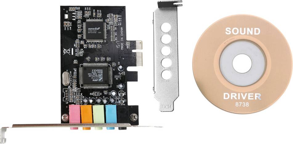 5.1 lydkort Typecat PCIe Sound Card 5.1 3D Audio Card