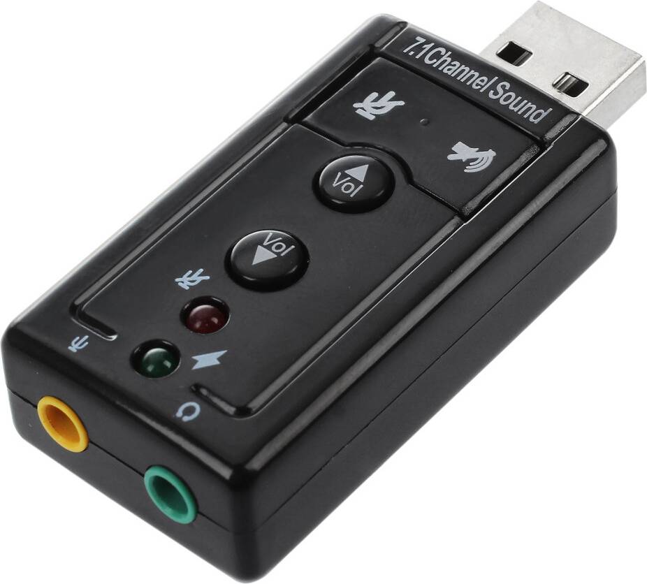 Saudism 7.1 Channel USB External Sound Card Adapter