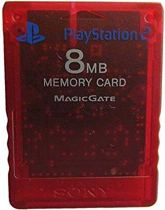 Sony PS2 Memory Card 8MB Red