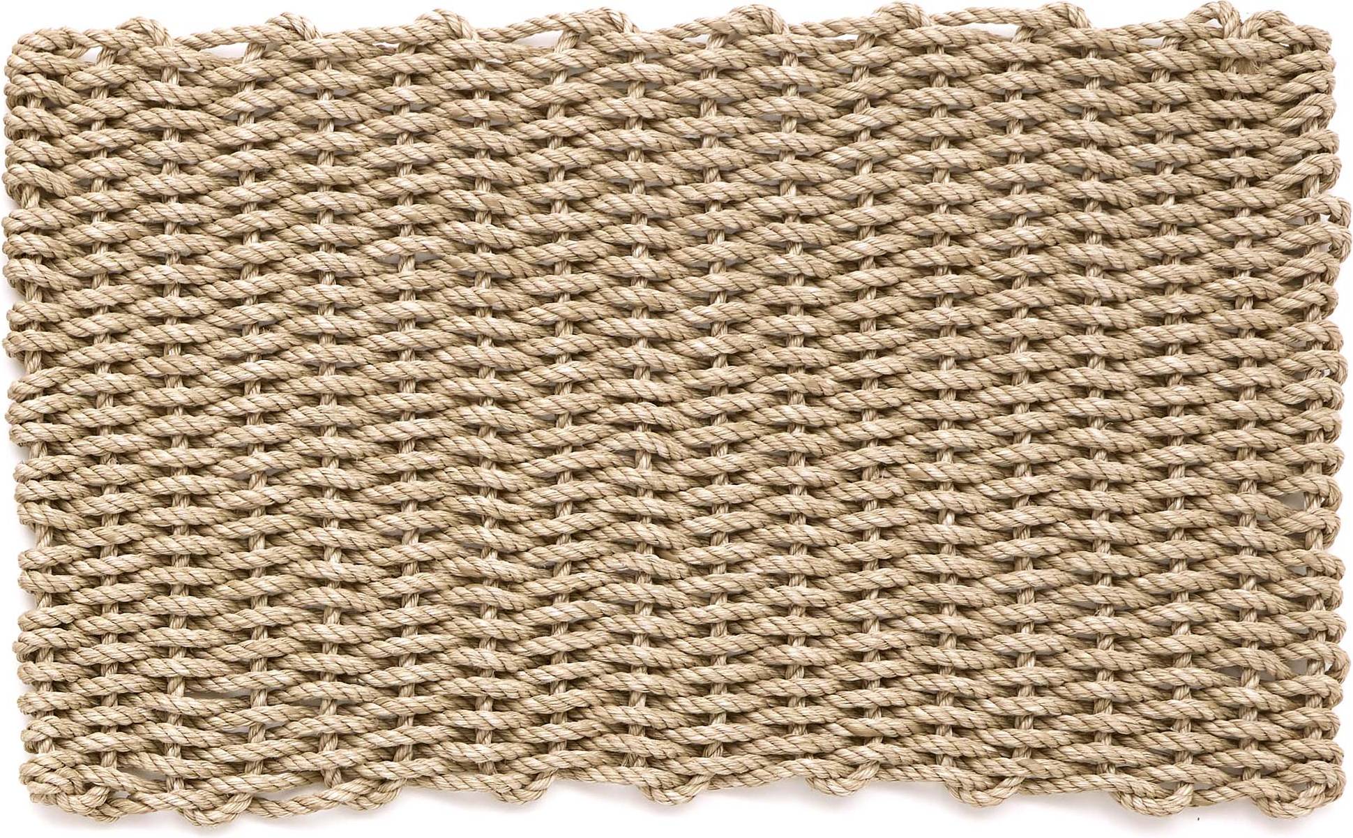 Hug Rug Outdoor Rope Mat Sand Beige