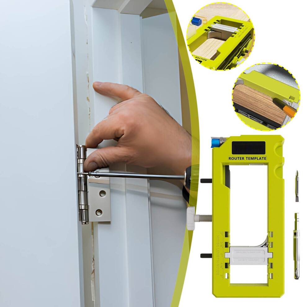 Door hinge jig Door Hinge Jig Router Template Kit 1 Set