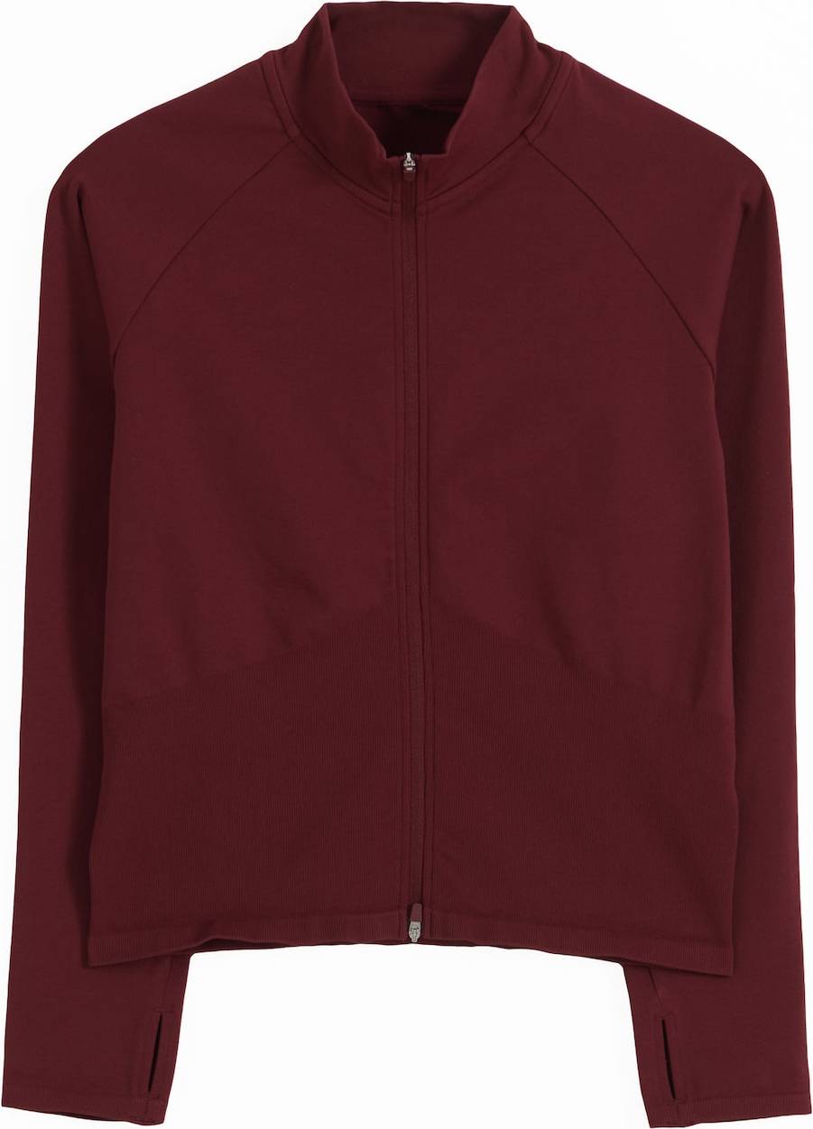 Shape Seamless Zip Jacket Shape - Merlot-Rot