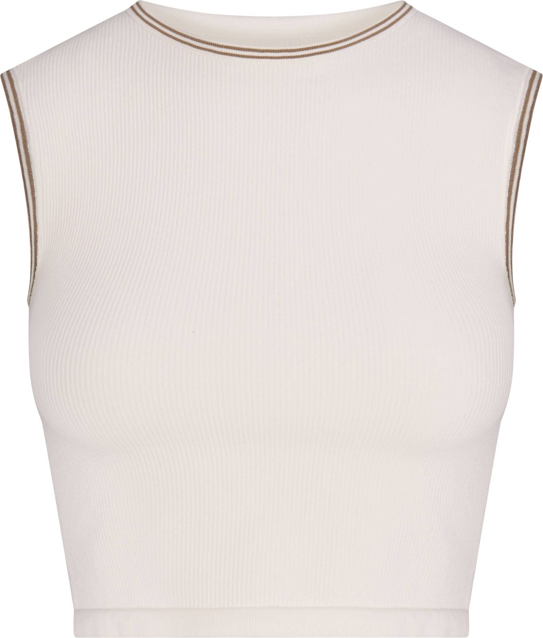 SKIMS Muscle Tank Top Ribbed Seamless - White