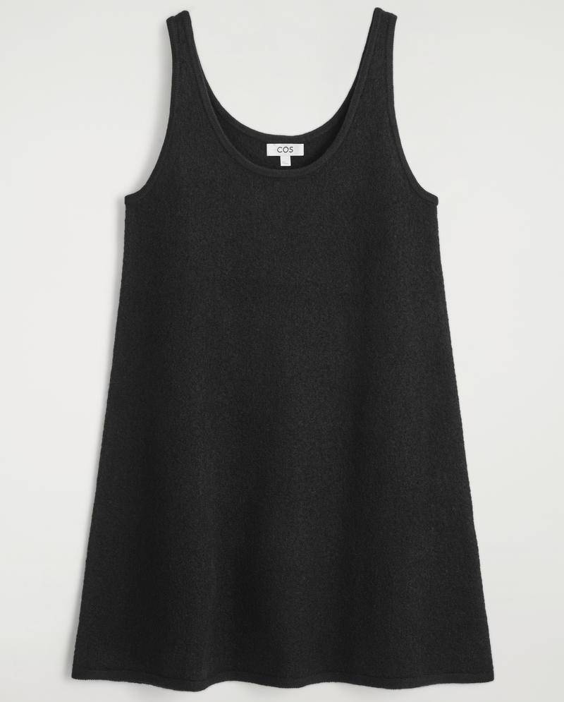 A-Line Mini Dress - Boiled Wool