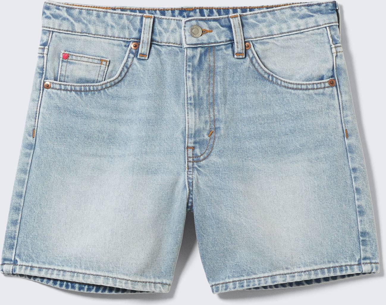 Mid-Rise Straight Leg Denim