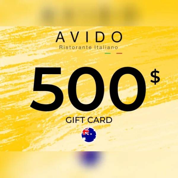 Avido Ristorante Gift Card 500 AUD Key