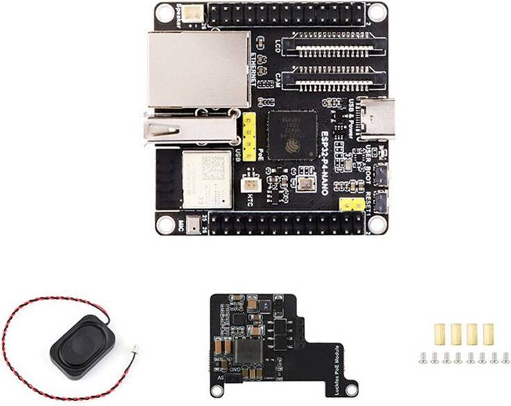Tlily ESP32-P4 Development Board POE Module Speaker Kit