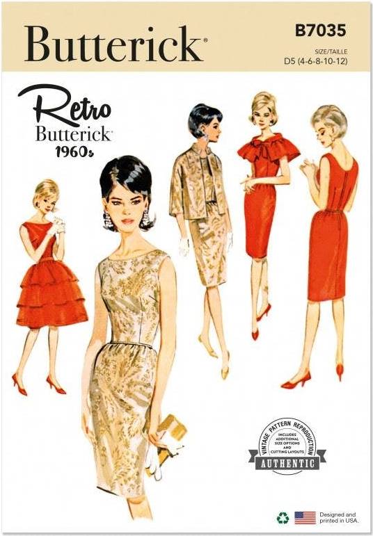 Buttericks Butterick Sewing Pattern 7035