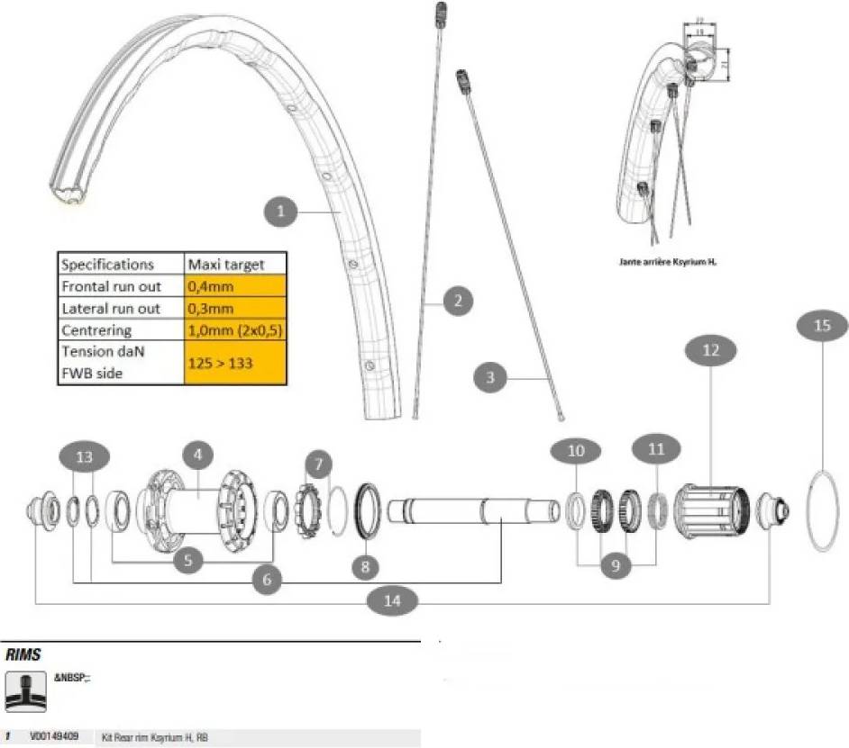 Mavic Ksyrium Hooked Rb Baghjul