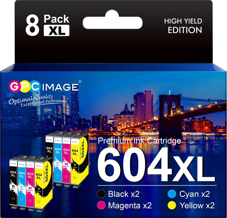 GPC Image 604XL Ink Cartridges Compatible Expression Home XP2200
