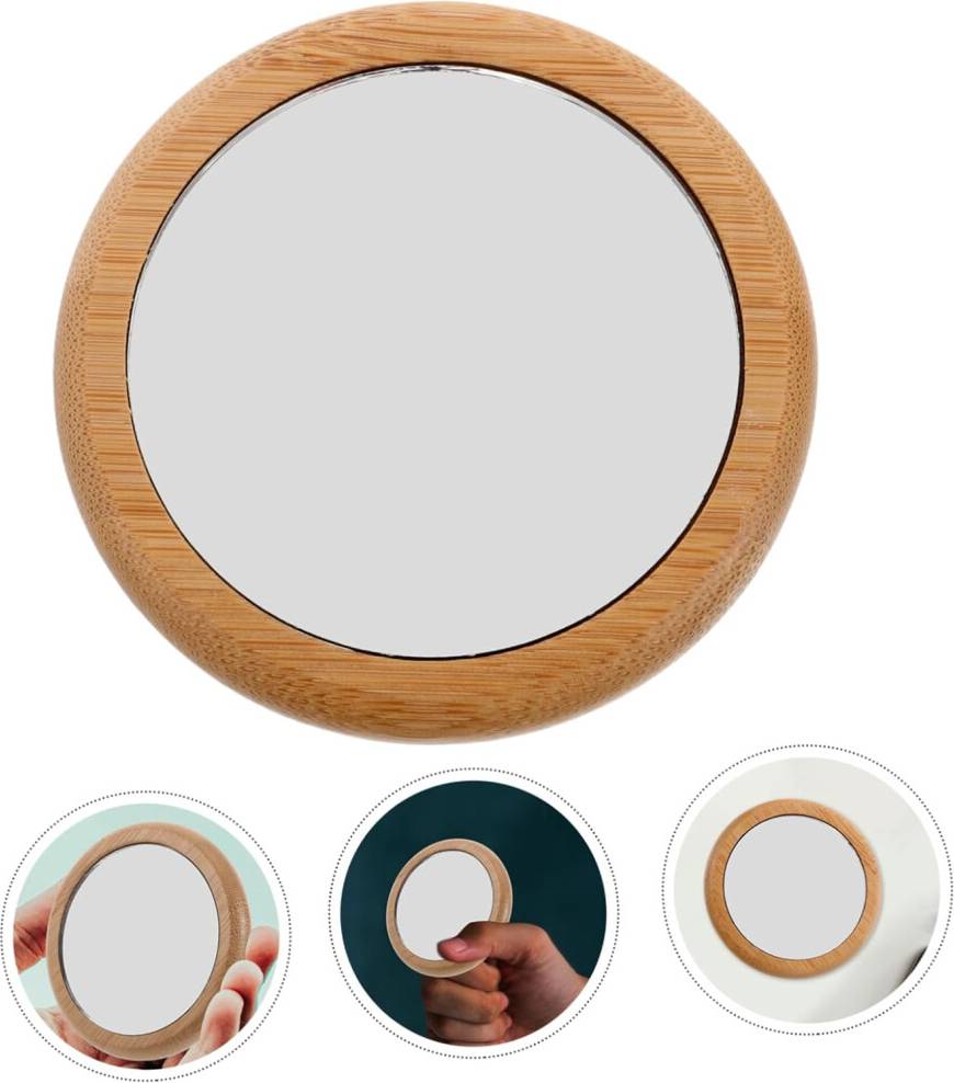 HKHBJS Mini Mirror Compact Portable Pocket Small