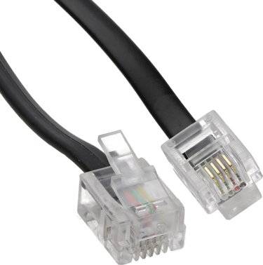 Kenable Adsl Broadband Modem Cable Rj11 To Rj11 Phone Socket Router