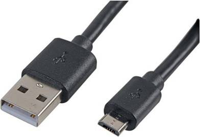 Pro Signal Black Micro USB Cable