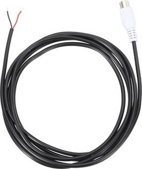 Uxcell 6.6ft Rca To Bare Wire Speaker Cable, White Rca Female Plug 2m
