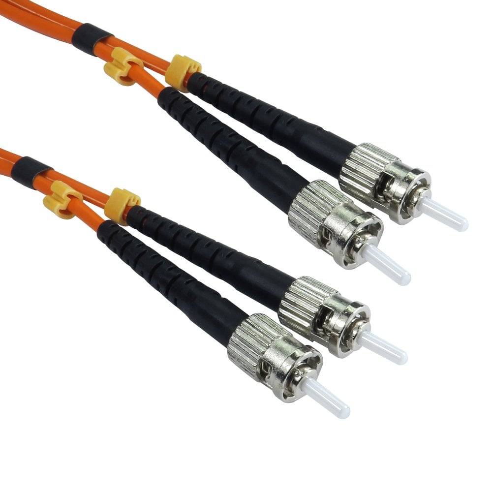 Cables Direct OM2 Fibre Cable ST Multi Mode 3m