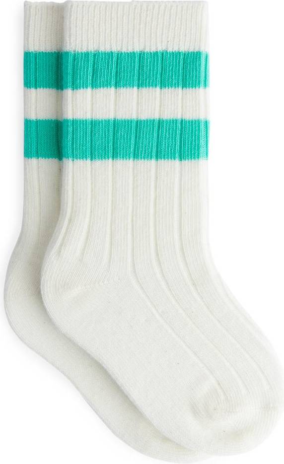Arket Ribbade Strumpor 2-Pack - Multi