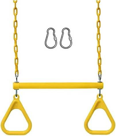 Monkey bars Outdoor Swing Set Yellow