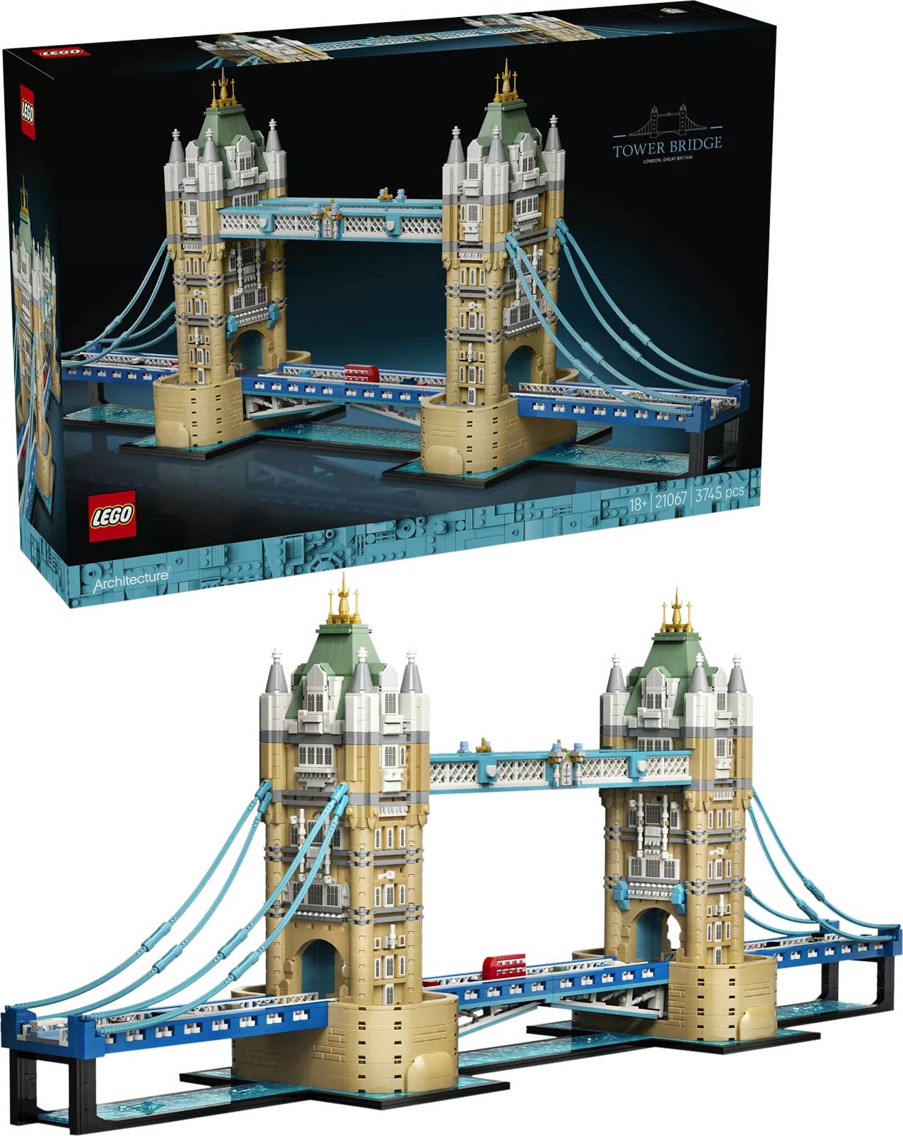 Lego architecture architecture LEGO Architecture Tower Bridge Model Kit