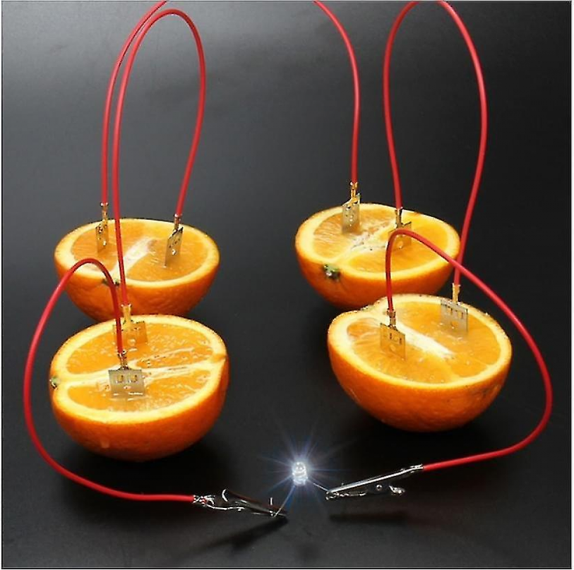 Battery light Fruit Battery Light Diode Generator Kit