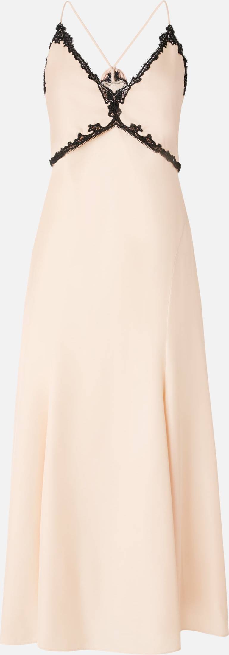 Pinko Robe Longue Insertions Dentelle