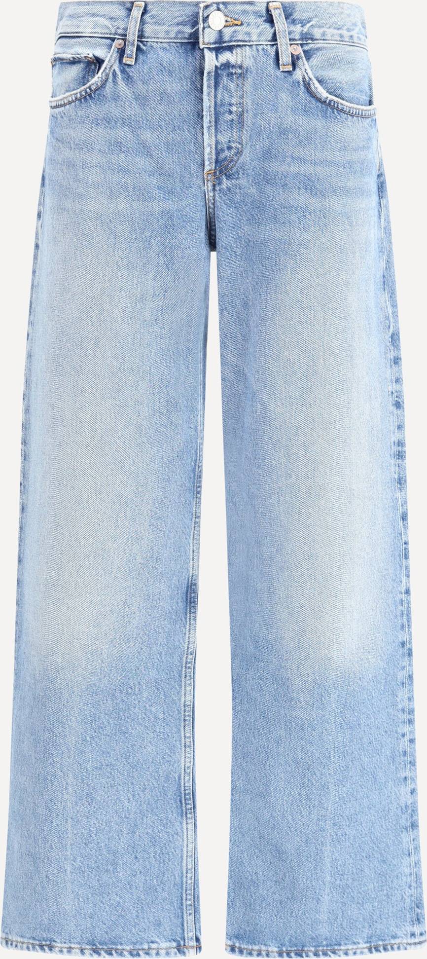 Mid-Rise Straight Jeans