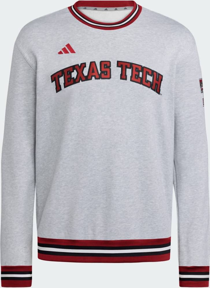 Texas adidas Texas Tech Ribbed Crew Sweatshirt