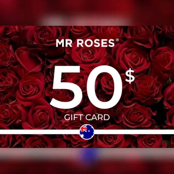 Mr Roses Gift Card 50 Aud Key