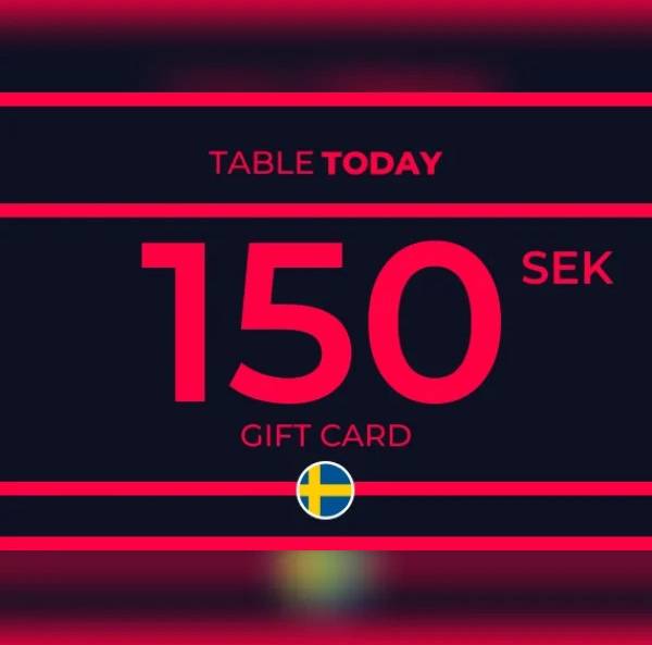 TableToday Gift Card 150 SEK Key
