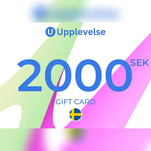 Upplevelse Com Gift Card 2000 SEK Key
