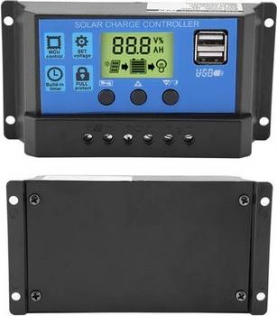 30A Dual USB Solar Panel Charge Controller