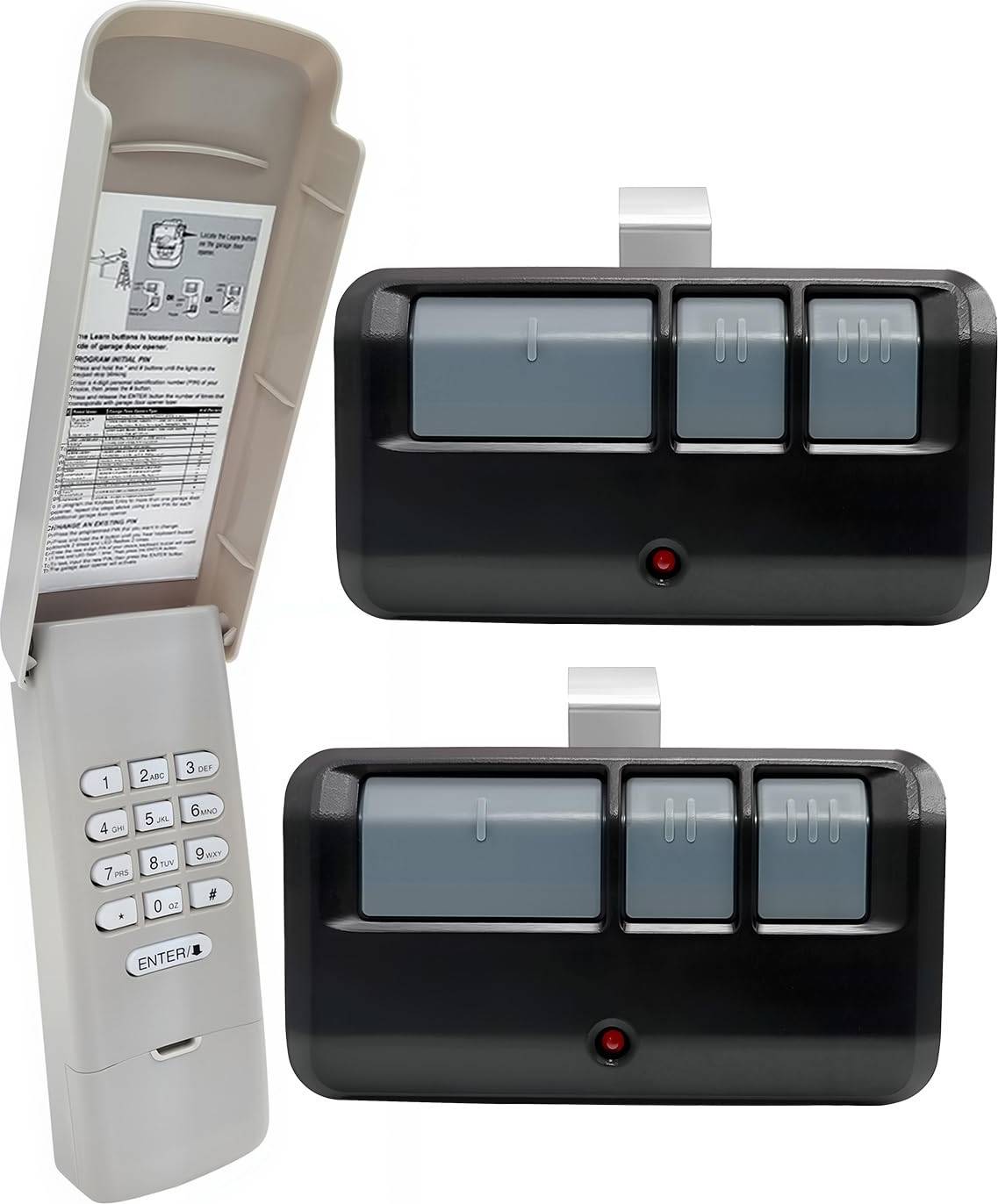 Garage door remote Universal Garage Door Opener Keypad 3 Button Remote Kit
