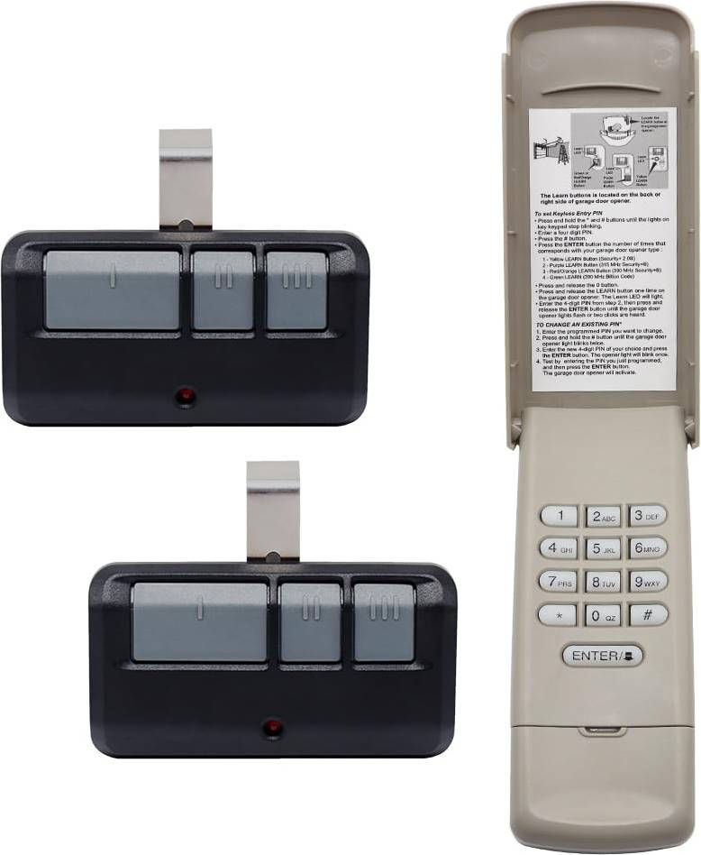 Garage door remote Universal Keypad Remote Set LABUF5DX