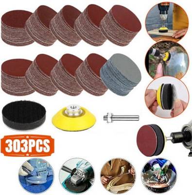 B&Q 2 Inch 300Pcs Sanding Pad Kit