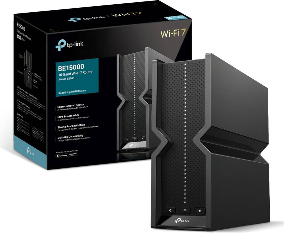 Tp link wifi 7 TP-Link Archer BE700 Tri-Band WiFi 7 Router