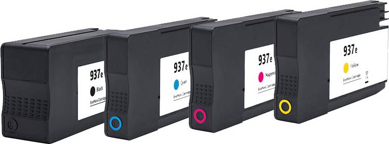 Printerinks Compatible HP OfficeJet Pro 9135e Ink Cartridges 4 Pack - Multicolor