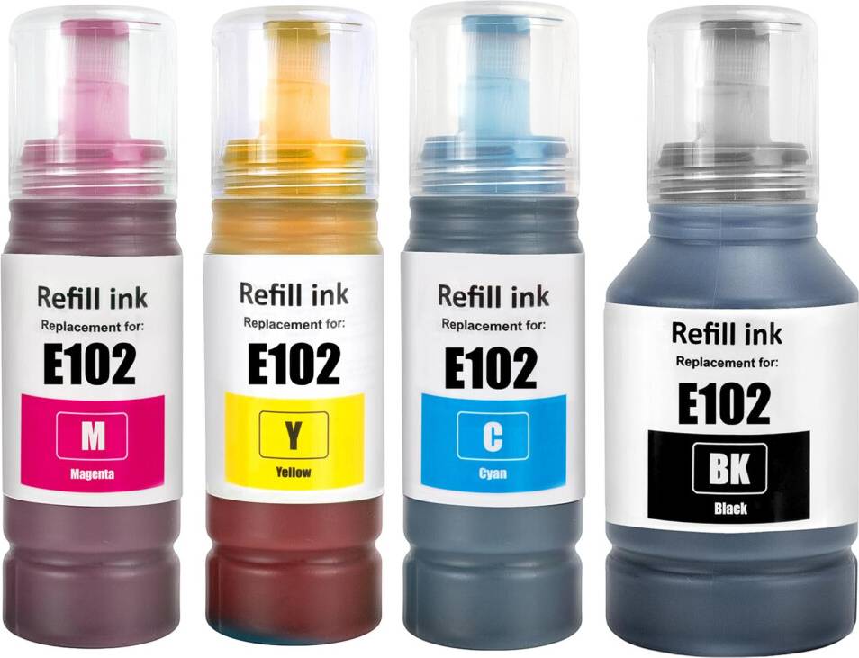 Epson ecotank et 2850 Ink Compatible Epson 102 Ink Cartridges Bottle Multipack