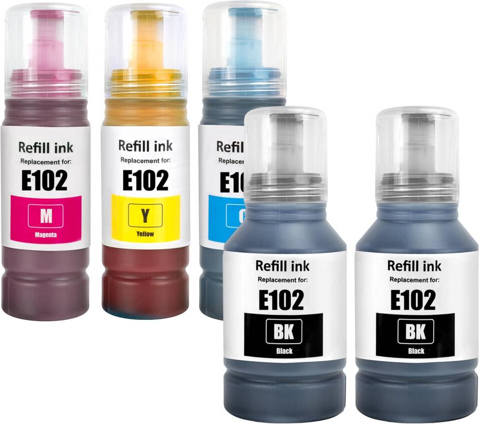 Generique Ink Refill Bottle Compatible Epson 102 Multipack