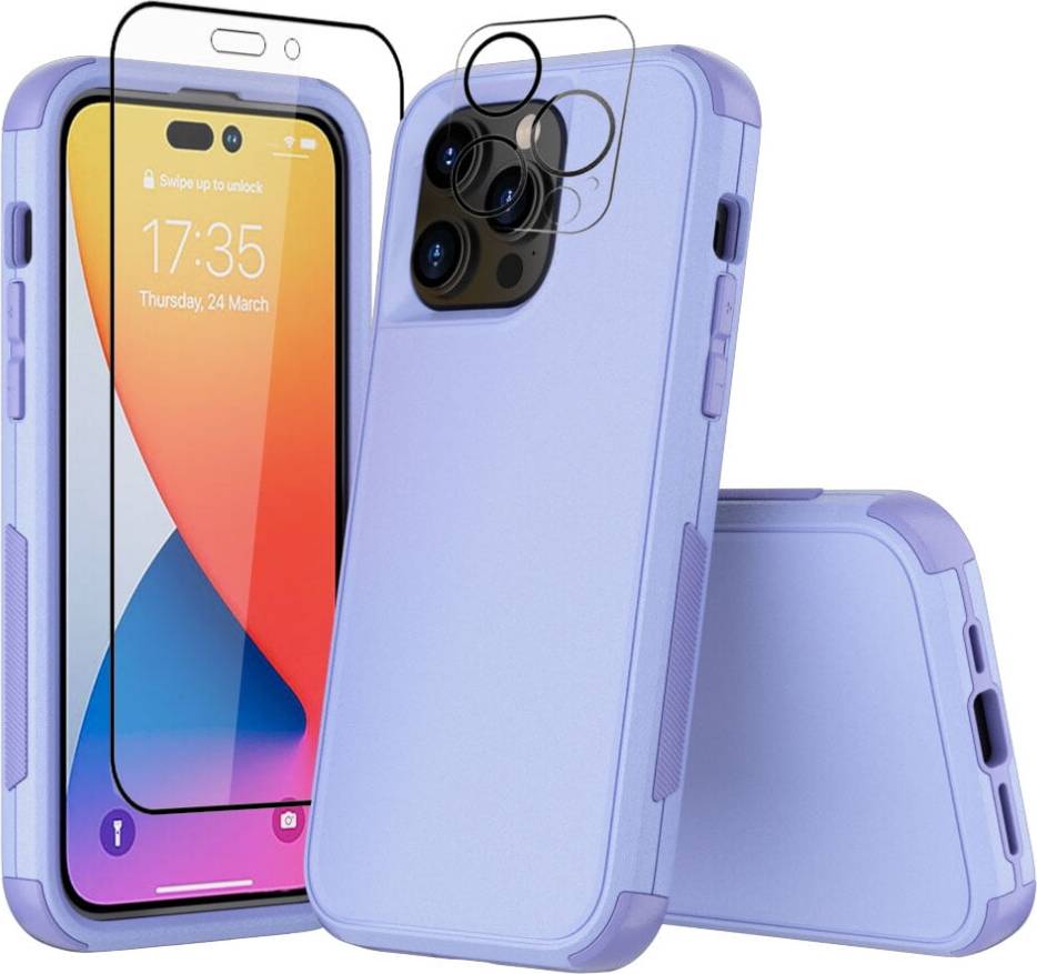Screen protector iphone 14 plus iPhone 14 Plus Case With Screen And Camera Protector